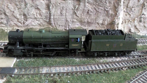 BACHMANN 32-255 WD 2-8-0 AUSTERITY LOCOMOTIVE 79697 21st ARMY TRANSPORT GROUP of