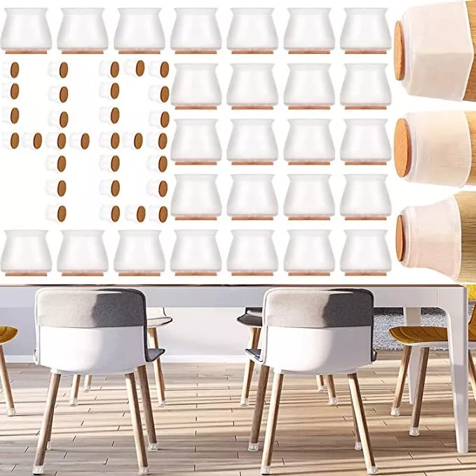 Pads for chairs on hardwood 2025 floor