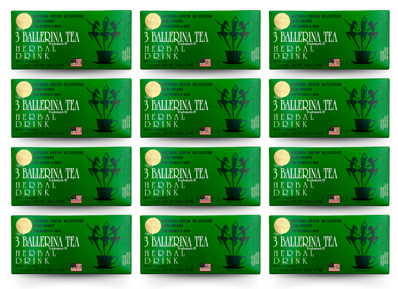 Extra Strength - Slim & Detox Herbal  Tea - 216 Bags