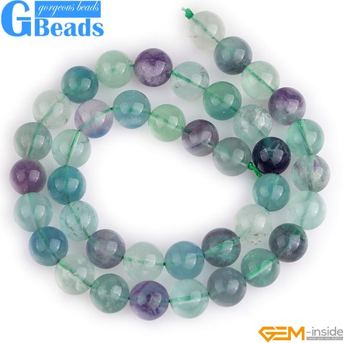 Naturstein Regenbogen Fluorit Edelstein Runde Perlen Kostenloser Versand 15"4 mm 6 mm 8 mm - Bild 34 von 60