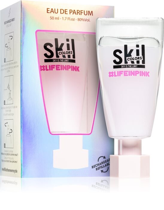 Eau de parfum skil Colors Life in Pink 50 ml tenue longue durée
