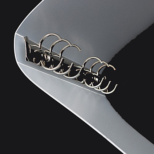 Cubierta PP para carpeta de archivos de cuaderno 6 agujeros carpeta de anillos espiral A5 recargable nueva - Imagen 8 de 12