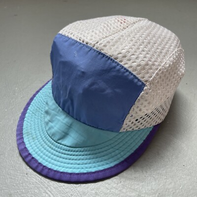 Vintage Patagonia Duck Bill 5 panel hat mesh nylon size medium Made in the USA 1997 Patagonia Made In The U.S.A. Vented Duckbill Cap, Butternut main image 2