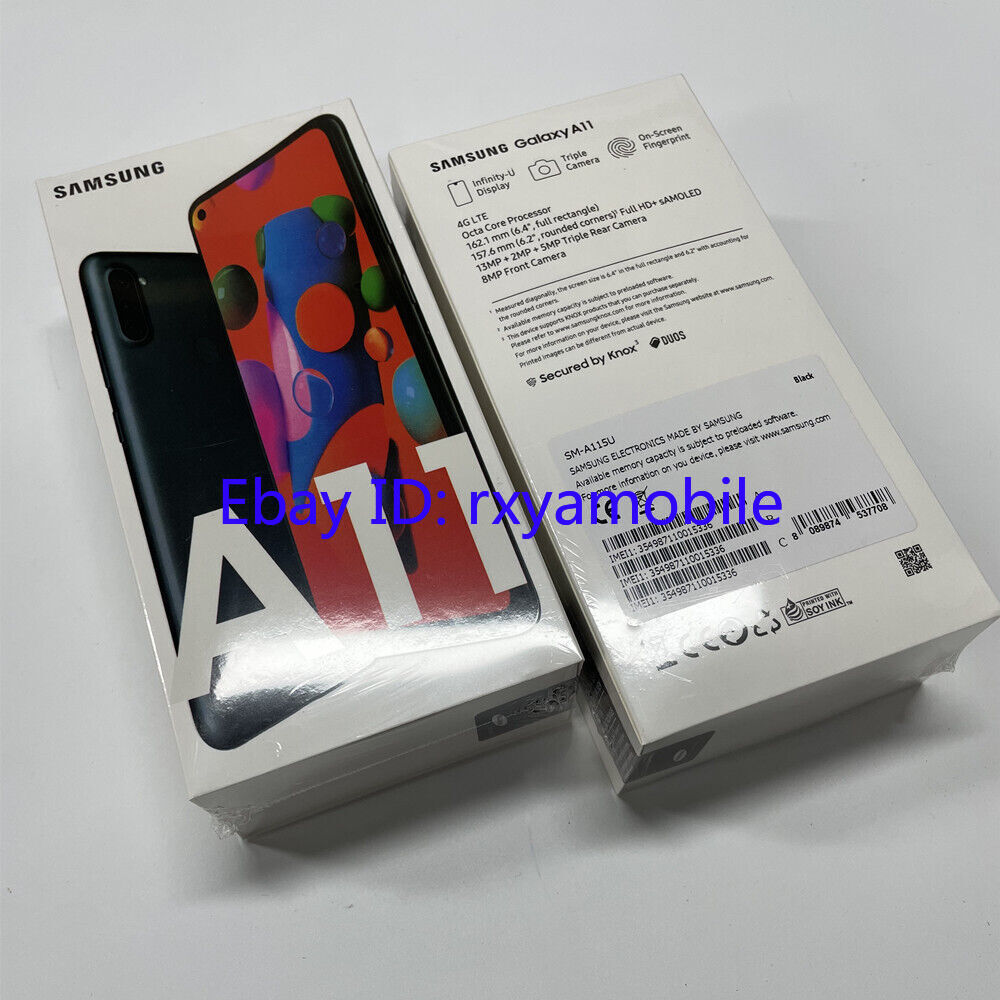 Unlocked Samsung Galaxy A11 SM-A115U 32GB 2GB RAM 13MP Smartphone-New  seal