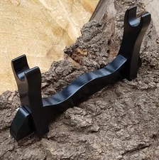 Sword Katana Bokken Stand Holder - Natural Wood Robinia - 1 layer