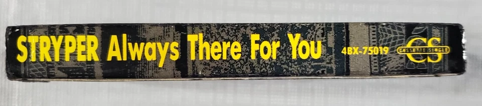 Stryper: Always There For You, Maxi Single Cassette 4BX-75019, 1988 VG+ r - Image 4 of 4