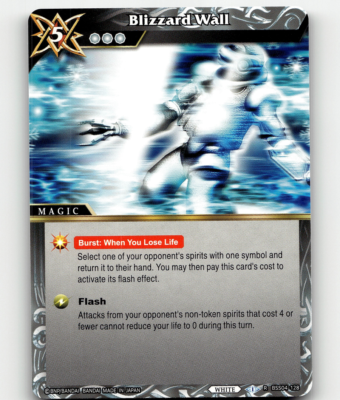 Battle Spirits Saga Blizzard Wall - Savior of Chaos | eBay