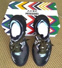 MISSONI x ACBC 'Fly Chevron' Men's / Unisex Knit Sock Running Sneakers 8 NIB