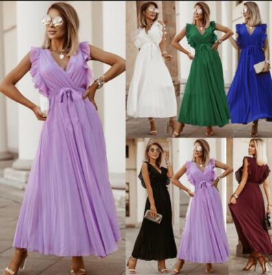 prom dresses halter Peacock Blue Halter Neck A-Line Long Prom Dress With Split, Emerald / 2