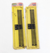 ATLAS HO Scale Train Tracks STRAIGHT TERMINAL 40-80 x2 Snap Switch NEW Vintage