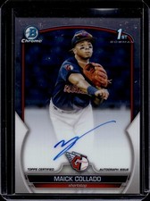 2023 Bowman Chrome Prospect Autographs Maick Collado