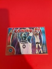 2020-21 Panini Donruss Optic Raining 3s Red Pulsar Prizm D'Angelo Russell #16