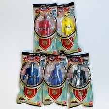 Ohsama Sentai King Ohger 5 Rangers 5.5" Vinyl Figures Set Bandai Japan New