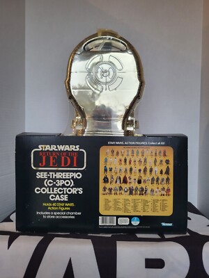 1983 C-3PO See-Threepio Collector's Case STAR WARS Vintage