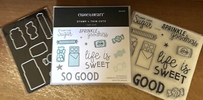 CTMH CC10236 THIN CUT CC10235 I WANT CANDY ~ life is sweet, GIMME some Sugar
