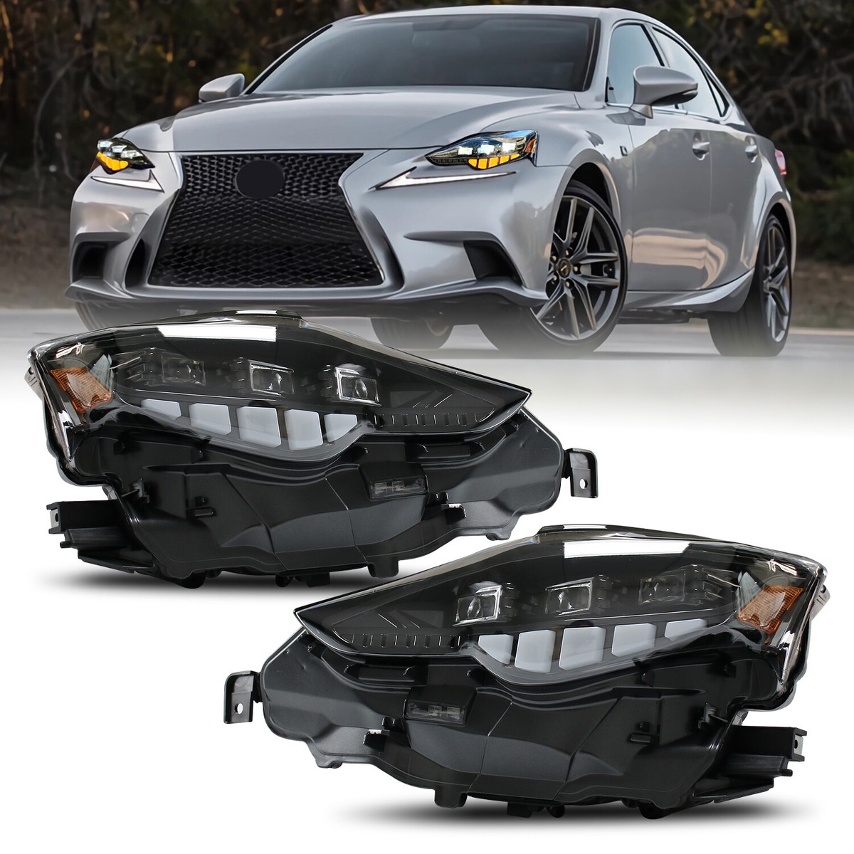 2013-2016 Lexus IS250 350 F IS200t/300 LED Headlights For