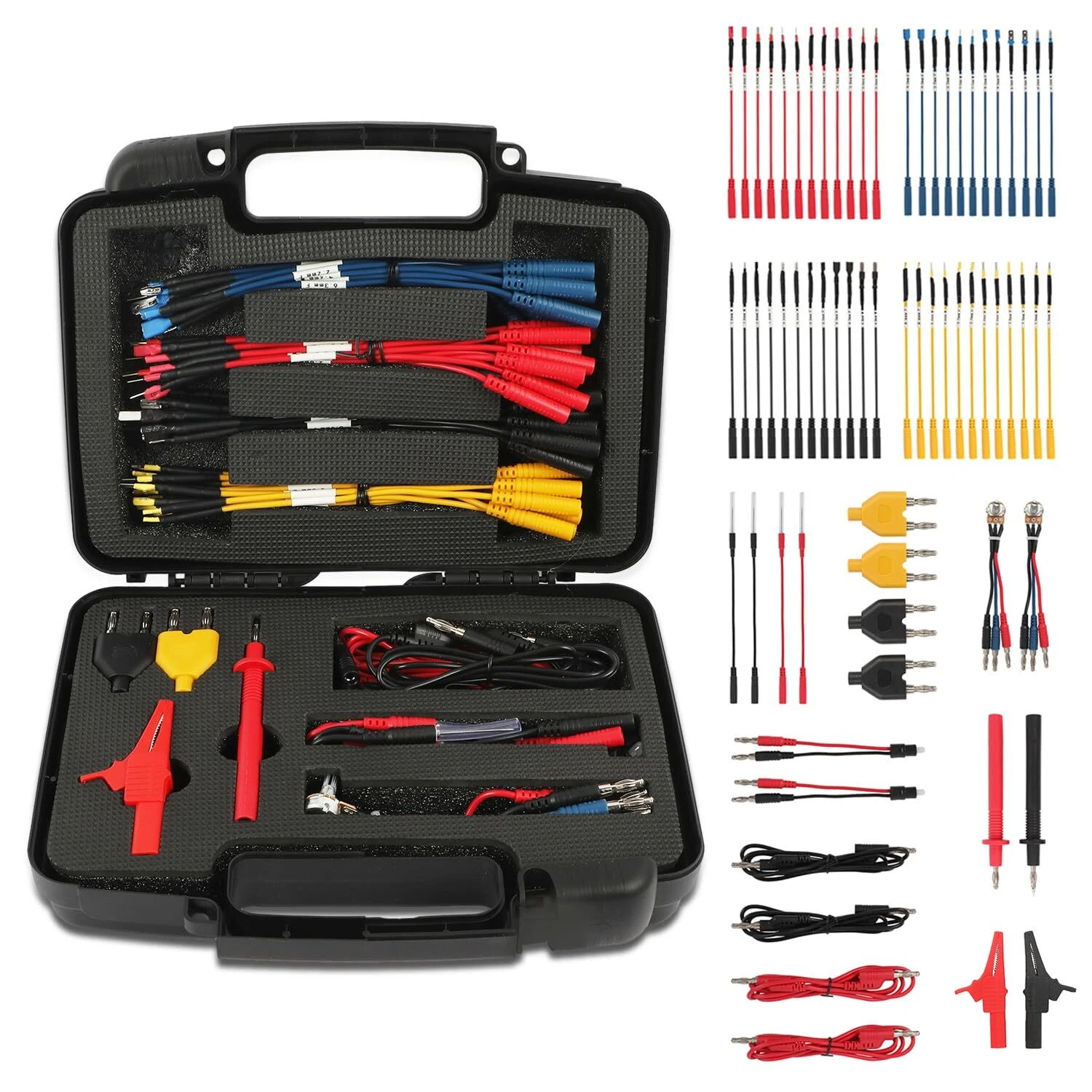 68PCS Automotive Multimeter Test Leads Kit Circuit Test Leads Kit Diagnostic