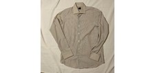 Hugo Boss Mens Long Sleeve Shirt DOUBLE CUFF size SMALL