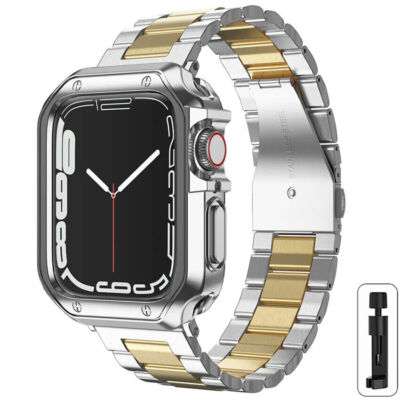 Case+Stainless Steel Metal Strap for Apple Watch Series 11 10 9 8 7 6 SE Ultra 3