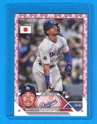 2023 Topps Japan Miguel Vargas Cherry Blossom 82/99