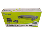 Monitor Stand Computer PC Desktop Laptop TV Dispaly Screen Riser Shelf Grey Kit
