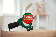 HD Clear Packing Tape Dispenser   Tape Gun with 1 Roll of Heavy Duty Shipping...