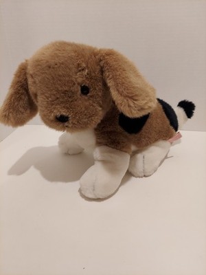 Vintage Beagle Puppy Dog Plush Just Friends 1989 Freckles Brown White 13  Rare