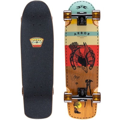 Arbor Pilsner Cruiser Jess Mudget Skateboard Komplett-Skateboard Holz Skate