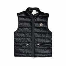 MONCLER GUI BLACK DOWN GILET MEN’S SIZE 1 SMALL BNWT RRP £690.00