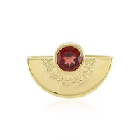 Cavill Ring Sterlingsilber Vergoldet 0,50Ct Granat Rot Echtschmuck