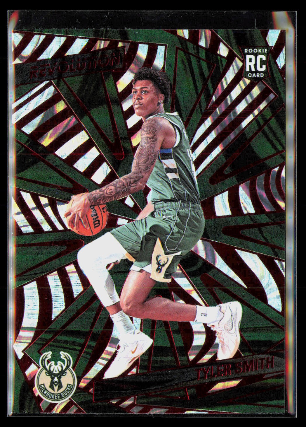 2024-25 Panini Revolution #128 Tyler Smith Red Swirl