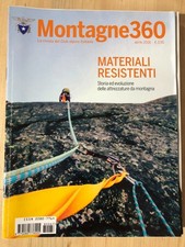 Rivista Montagne360 2018 nr. 4 Materiali resistenti attrezzatura da montagna