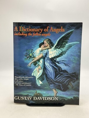 Vintage A Dictionary Of Angels Gustav Davidson Free Press Blue PB 1994 USA