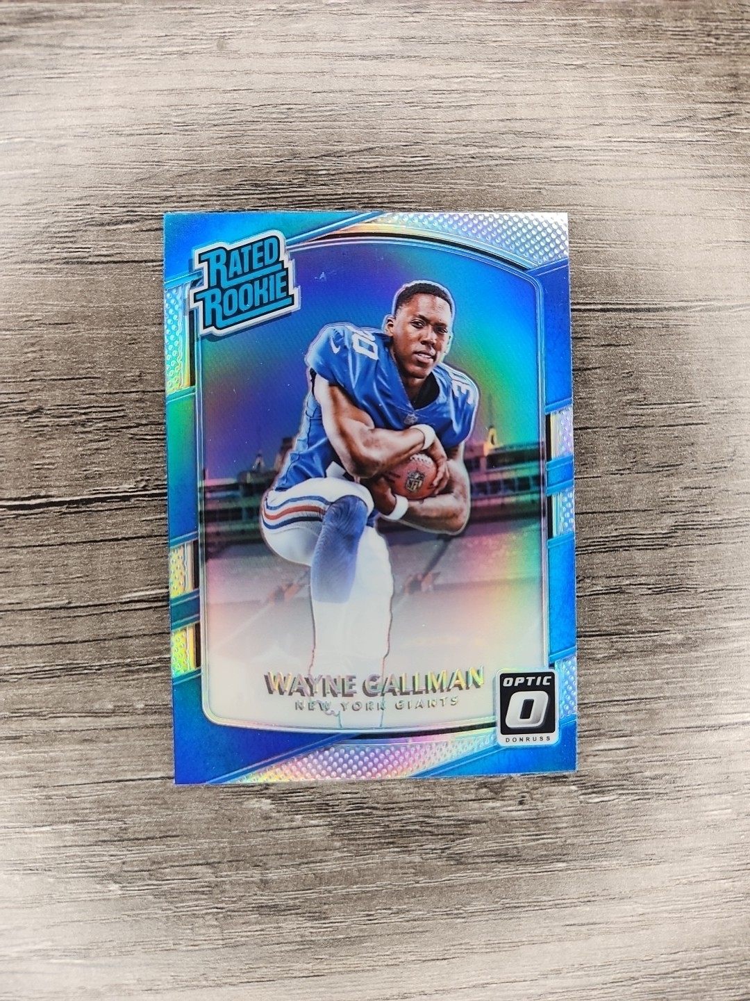 Wayne Gallman Panini Donruss Optic #188 Holo