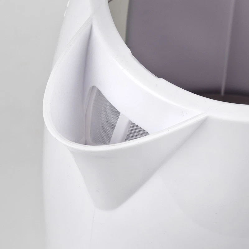 Bollitore Elettrico 1,7 Litri per Acqua Thè Tisane GIRMI 2200 Watt Bianco Scalda, fotografia 4 di 11