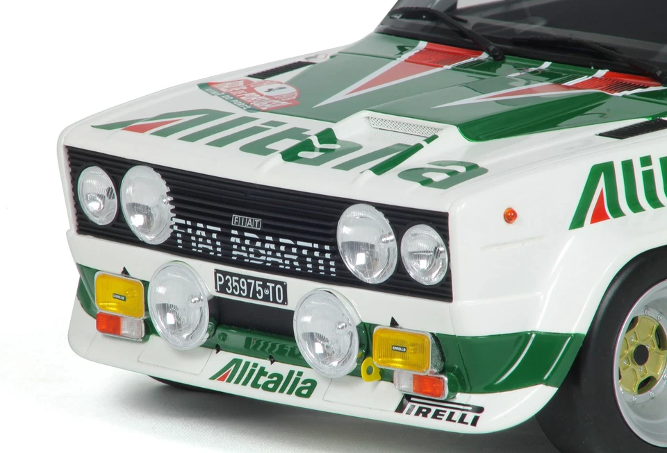 OTTOMOBILE FIAT 131 ABARTH 1:12 RALLY PORTOGALLO 1978 MINT IN BOX no 1:18 - Immagine 3 di 4