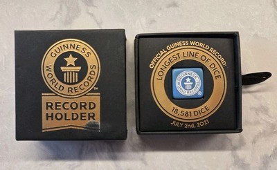 Guinness World Record Wyrmwood X Dispel Dice Kickstarter Longest Line of Dice