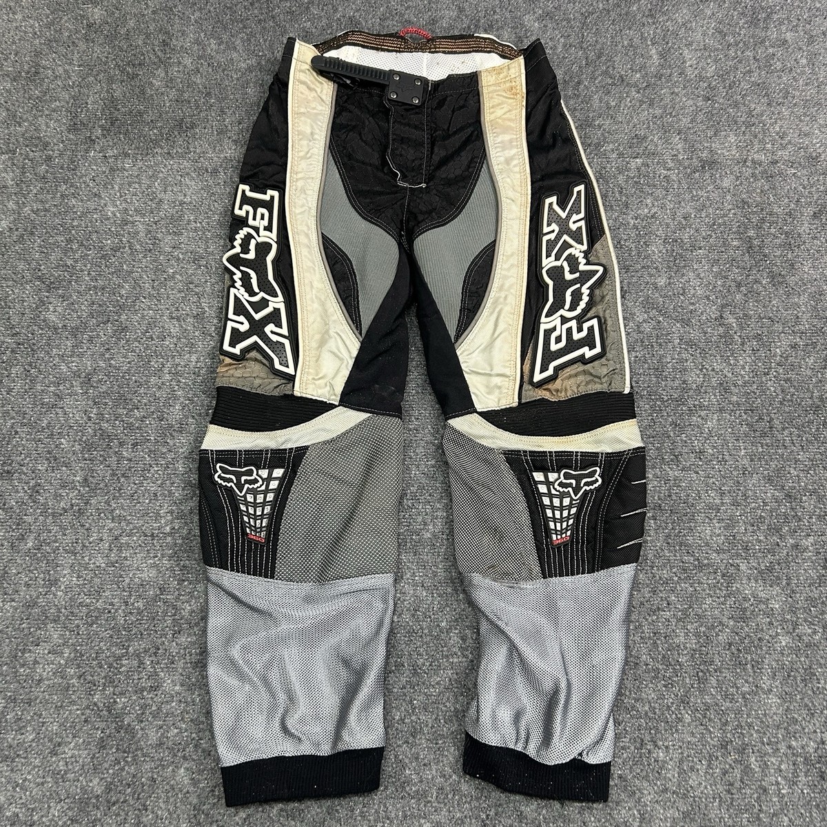 パンツ FLAG SPORT 2ND-HAND FS005 (USED WASH) Vintage FOX Racing 360 Motocross Pants W12/14 Made in Taiwan Dirt