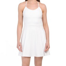TOMMY BAHAMA Racquet  Paddle Bright White Golf Tennis Dress w/ Bra S M L XL NEW