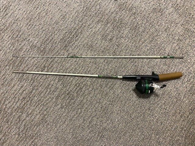 Vintage Zebco Centennial 4020 2 Pc 5' Fiberglass Casting 202