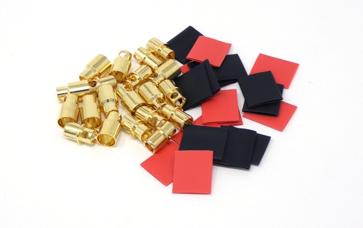 MT Racing 8mm Bullet Connectors (10 pair) MTR1076