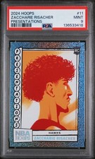 2024-25 Panini NBA Hoops Zaccharie Risacher Presentations PSA 9 CASE HIT SSP