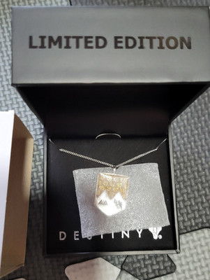 Destiny 2 Bungie Warlock Halskette Schmuck Neu und ungetragen Silber D2