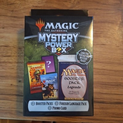 Magic MTG Mystery Power Box Sealed | 2 Booster Packs 1 Foreign Pack 1 Promo Card