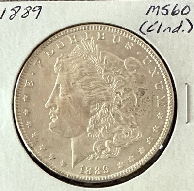 1889 Morgan Silver Dollar $1 PLH Business Strike 90% Silver KM#110 CLEANED