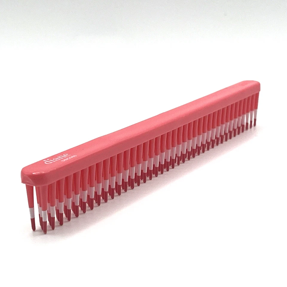 Diane Teasing Comb Iónico 7-1/4" Cepillo de Teasing Levantamiento de Volumen Rosa 3 Filas Todo el Cabello Foto 3 de 4