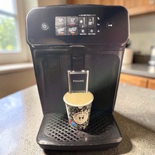 Phillips EP1200/00 Bean to Cup Coffee Machine Black Works Perfectly