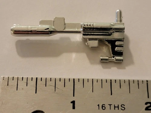 G1 Transformers Dinobot Slag 1985 Chrome Pistol Gun Accessory