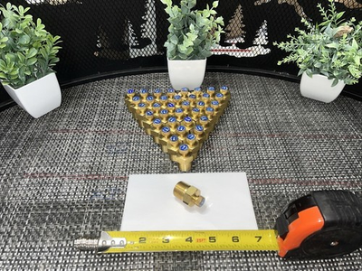 #ad #ad 38 QTY HUGE LOT Nordel Brass Test Plugs BNO 500 3 4” OD $150.00