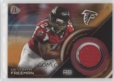 2015 Bowman Relics Orange 2/25 Devonta Freeman #BR-DF n1u